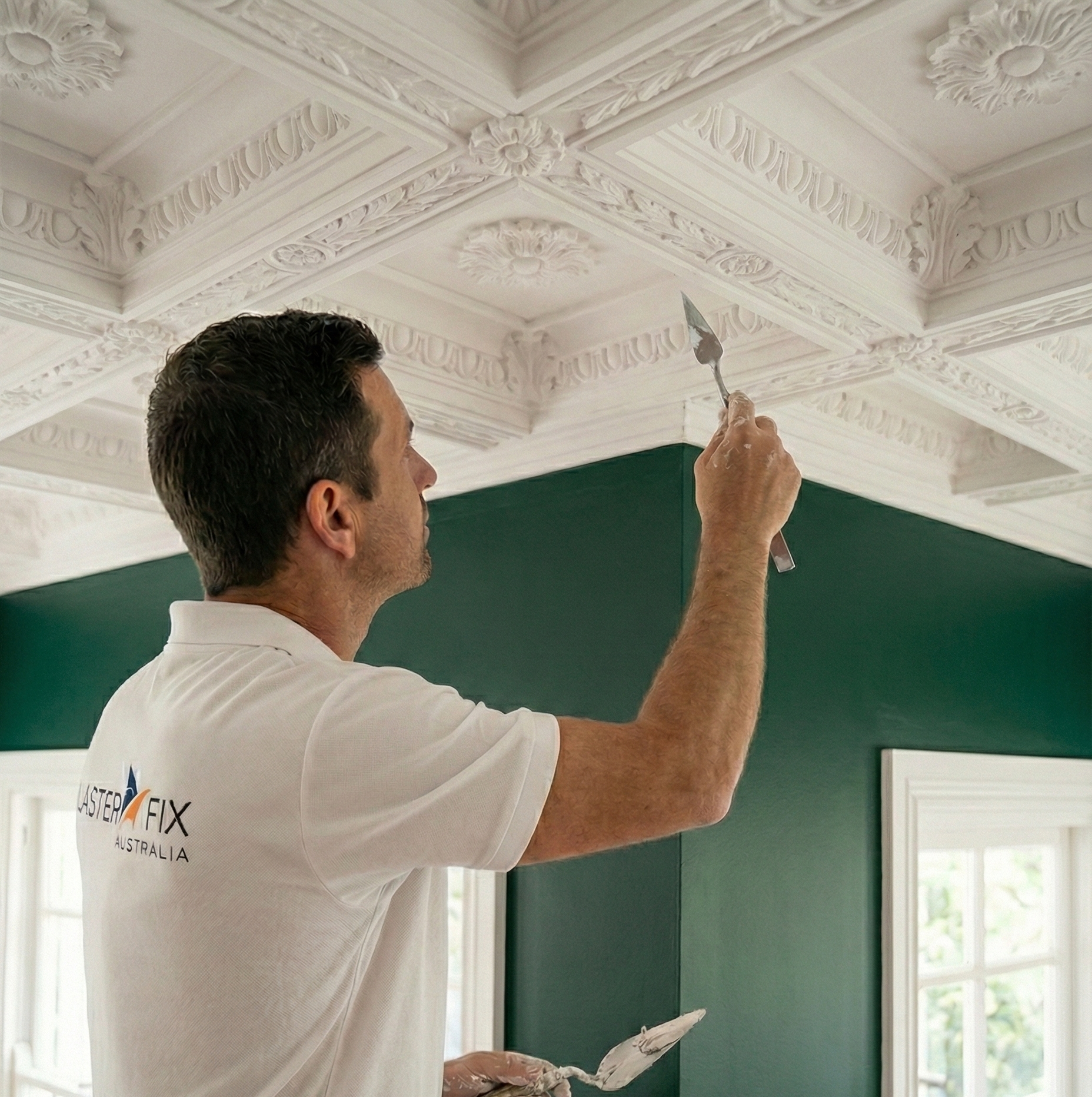 Ornate Ceiling Installation
